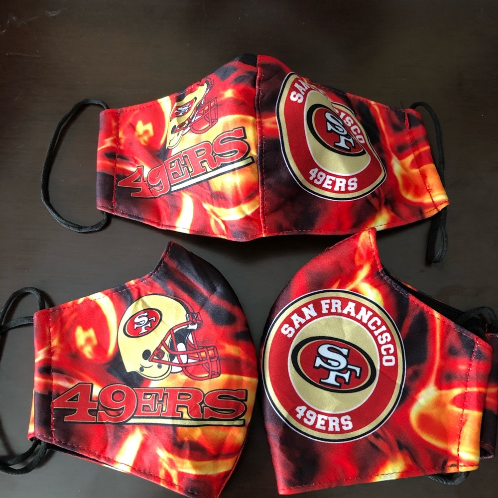 3 for $20-NFL San Francisco 49ERS Face Covers